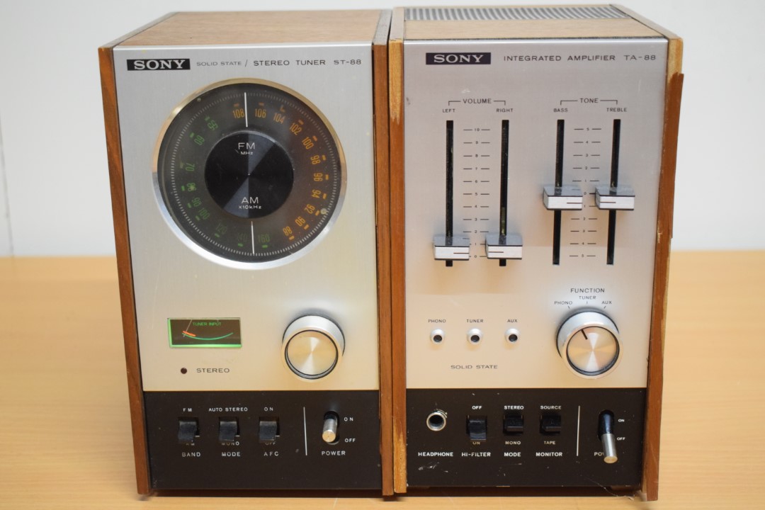Sony TA-88 Amplifier &amp; Sony ST-88 Tuner Stereo-Set  			